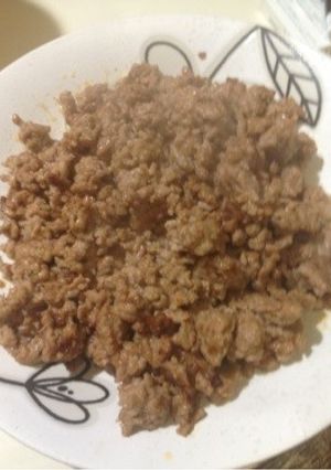 簡単!!豚ひき肉だけど美味〜-レシピのメイン写真