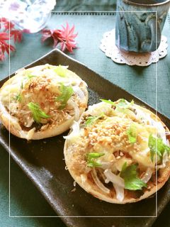 新玉葱の梅海苔わさびおかかトースト-レシピのメイン写真