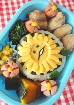 キャラ弁＊ダンデなめこ弁当♪-レシピのメイン写真