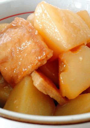 行楽遠足弁当じゃがいも油揚げお酢甘辛煮-レシピのメイン写真