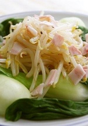 下処理がポイント!モヤシのあったかサラダ-レシピのメイン写真