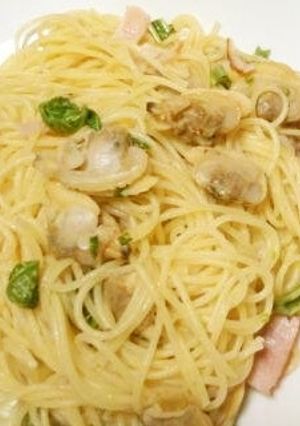 春の味こごみとあさりのパスタ~☆-レシピのメイン写真