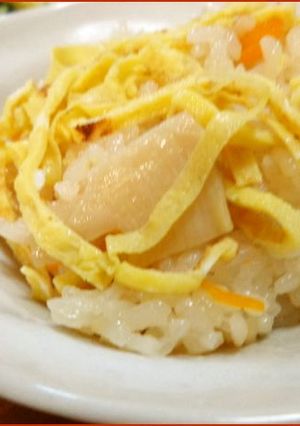 たけのこおこわby炊飯器-レシピのメイン写真