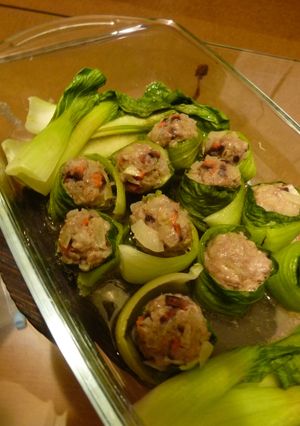 青梗菜シュウマイ-レシピのメイン写真