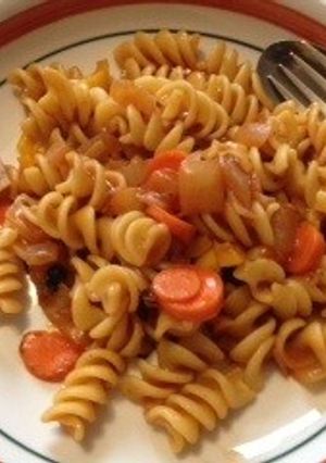 トマトスープでパスタ-レシピのメイン写真