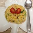 時短★ほうれん草とハムでパラパラ炒飯★