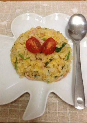 時短★ほうれん草とハムでパラパラ炒飯★-レシピのメイン写真