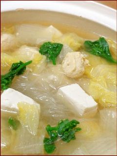 ふわふわ鶏団子の春雨鍋-レシピのメイン写真