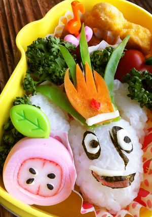 キャラ弁☆ペンギンズ☆キングジュリアン-レシピのメイン写真