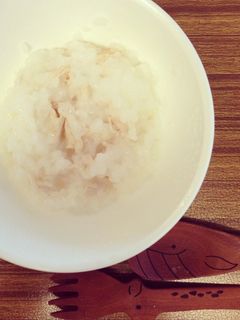 離乳食08ヶ月 ささみ粥-レシピのメイン写真