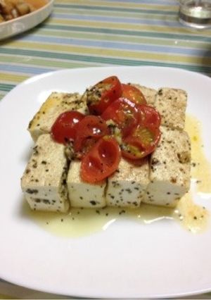 豆腐バジルソース-レシピのメイン写真