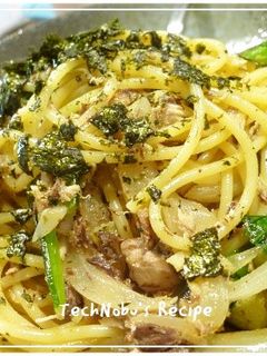 焼き魚de和風スパゲティ-レシピのメイン写真