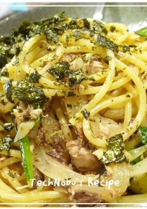 焼き魚de和風スパゲティ-レシピのメイン写真