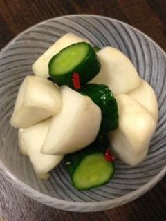 カブときゅうりのお漬物❁-レシピのメイン写真
