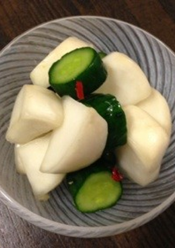 カブときゅうりのお漬物❁-レシピのメイン写真