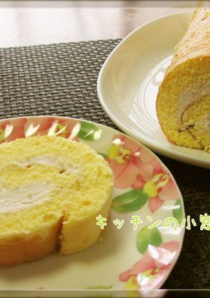 バター不要！桜あんのロールケーキ-レシピのメイン写真