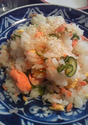 鮭と鶏そぼろのちらし寿司-レシピのメイン写真