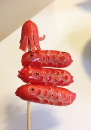 鯉のぼりウィンナー-レシピのメイン写真