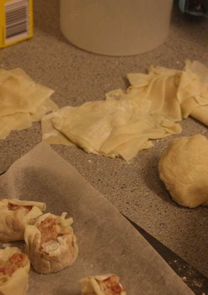 パスタマシンで手作り　シウマイの皮-レシピのメイン写真