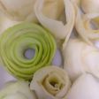 飾り切り☆大根の皮de白薔薇