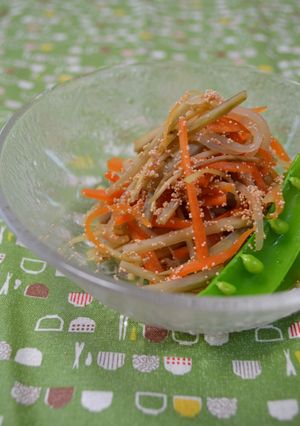 しらたきとたらこの入った具沢山きんぴら-レシピのメイン写真