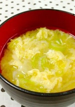 ふんわり♪長ネギのかき玉汁-レシピのメイン写真