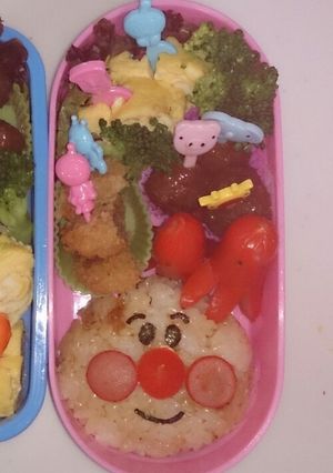 簡単アンパンマン弁当-レシピのメイン写真