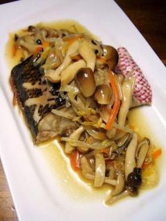 チビキ鯛の刺身と蒸しあんかけ-レシピのメイン写真