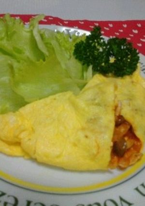 クリームチーズin大好きなオムレツ♪-レシピのメイン写真