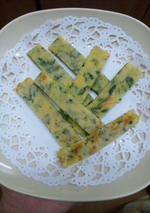 ホウレン草入り米粉スティック-レシピのメイン写真
