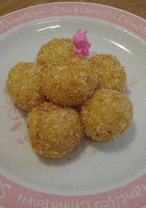超簡単、揚げないポテトライスコロッケ-レシピのメイン写真