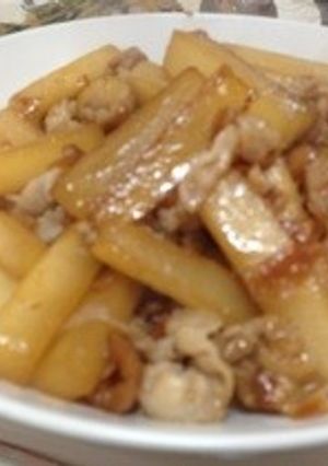 豚肉と大根の梅煮-レシピのメイン写真
