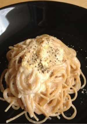 豆乳で^ ^クリーミーたらこチーズパスタ-レシピのメイン写真