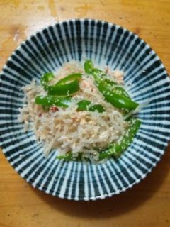 糸こんにゃくとピーマンの明太子和え-レシピのメイン写真