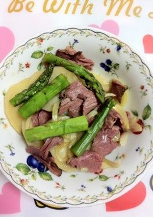 ★感謝★アスパラとじゃがいものホイル焼-レシピのメイン写真