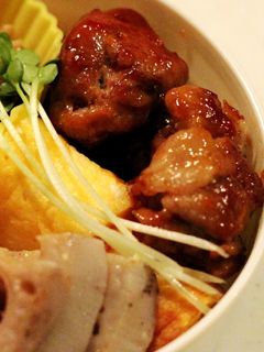 お弁当に♪豚こま団子のオイスター炒め-レシピのメイン写真