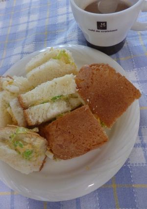 春キャベツと卵のサンドイッチ-レシピのメイン写真