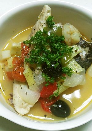 やさしい魚介のスープ-レシピのメイン写真