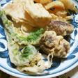 米粉で春野菜ー山菜の天ぷら