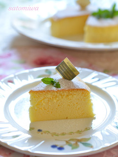 米粉でしっとり♪ふんわりチーズケーキ♡-レシピのメイン写真