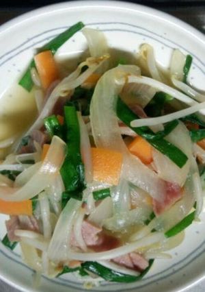 もやしとベーコンで節約野菜炒め-レシピのメイン写真