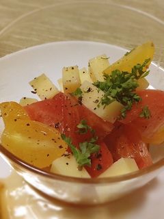 チーズとトマトのサラダ-レシピのメイン写真