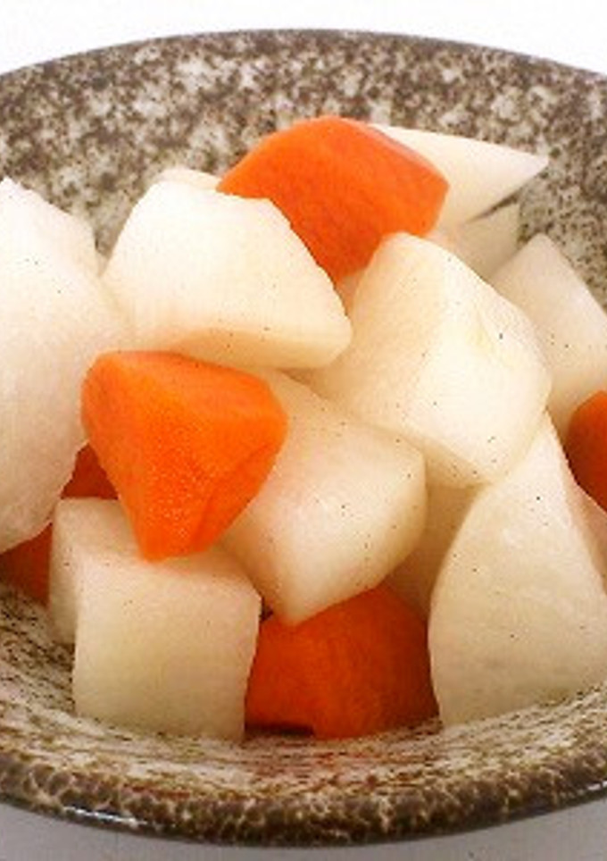 角切り大根の生姜風味のお漬物-レシピのメイン写真