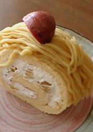 モンブラン～ロールケーキバージョン～-レシピのメイン写真
