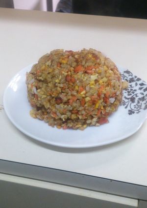 簡単★ずぼら鮭チャーハン-レシピのメイン写真