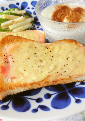 朝食に☆ベーコンチーズトースト-レシピのメイン写真