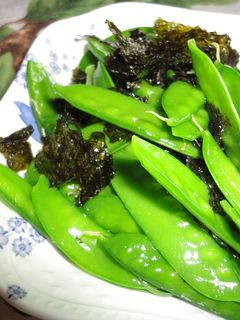 絹さやと海苔のナムル-レシピのメイン写真