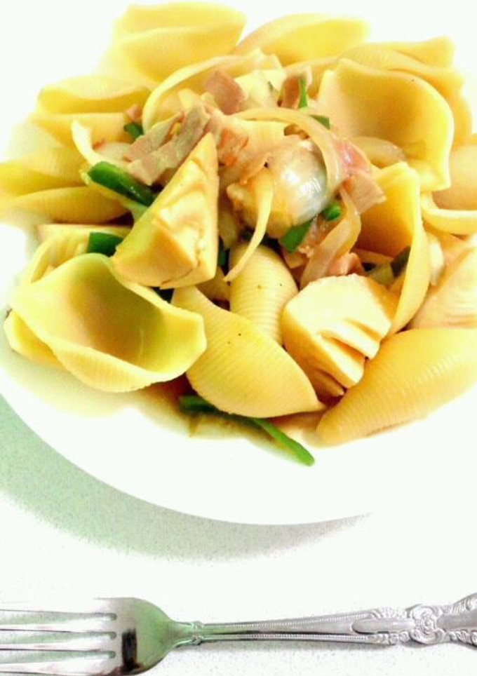 旬の筍で和風パスタ-レシピのメイン写真