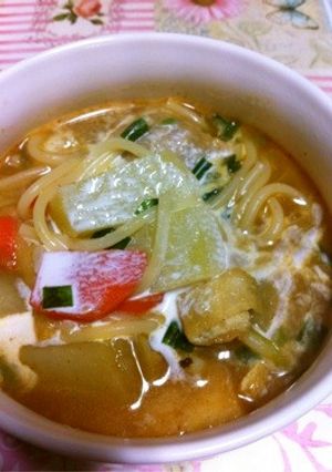 和風？北海道カレースープパスタ-レシピのメイン写真