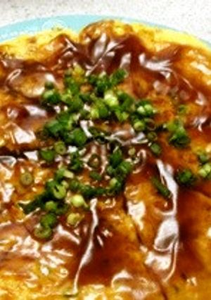 豆腐＆もやし☆あんかけオープンオムレツ☆-レシピのメイン写真
